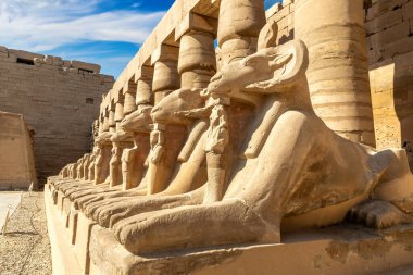 Karnak temple in a sunny day, Luxor, Egypt