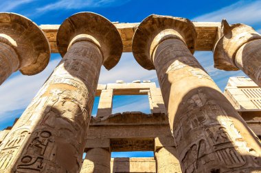 Karnak temple in a sunny day, Luxor, Egypt