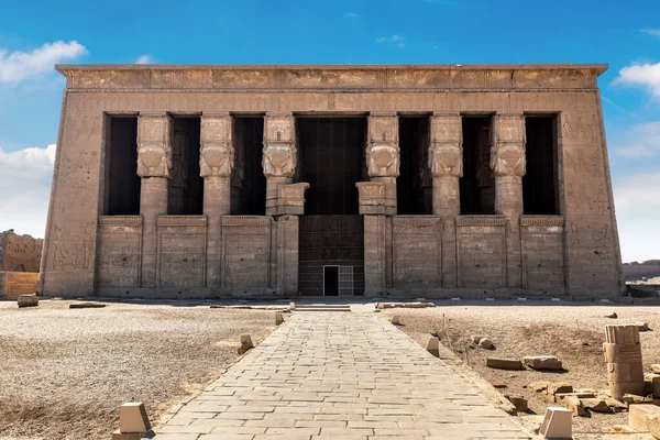 Dendera Temple Sunny Day Luxor Egypt — Foto de Stock