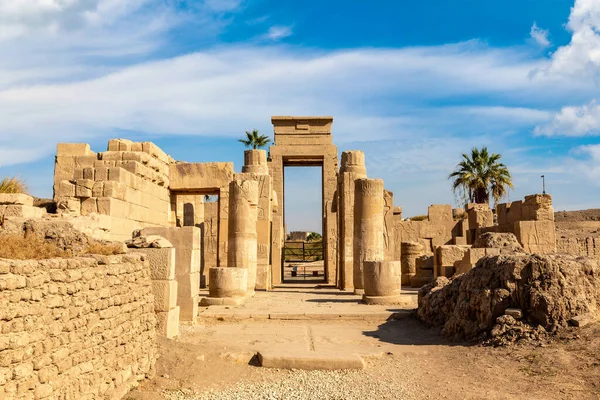 Chrám Karnaka Slunečného Dne Luxor Egypt — Stock fotografie