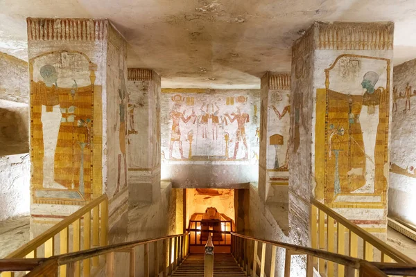 Tomb Pharaoh Sethi Valley Kings Luxor Egypt —  Fotos de Stock