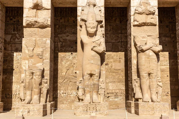 Medinet Habu Tempel Luxor Valley King Egypten — Stockfoto