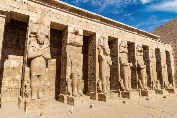 Medinet Habu Temple Luxor Valley King Egypt — Stock fotografie