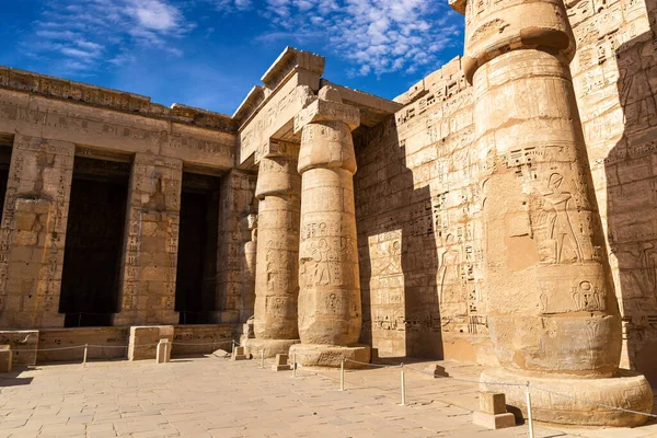 Medinet Habu Temple Luxor Valley King Egypt — Zdjęcie stockowe