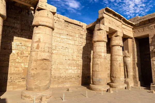 Мединет Хабу Храм Луксоре Долина Короля Египет — стоковое фото