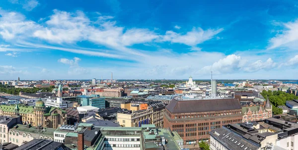 Vue Aérienne Panoramique Helsinki Par Une Belle Journée Été Finlande — Photo
