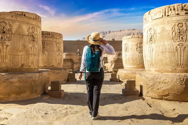 Luxor Daki Medinet Habu Tapınağı Kral Vadisi Mısır — Stok fotoğraf