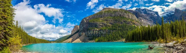Panorama Lac Moraine Parc National Canada Banff — Photo