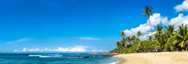 Panorama Tropikalnej Plaży — Zdjęcie stockowe
