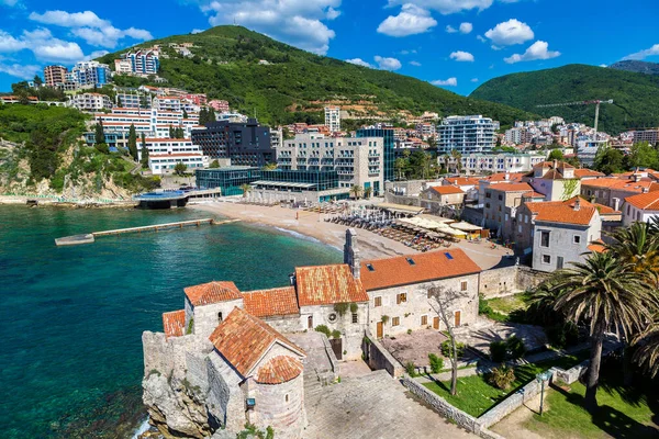 Mogren Beach Budva Einem Schönen Sommertag Montenegro — Stockfoto