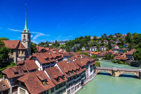 Vista Panoramica Berna Una Bella Giornata Estiva Svizzera — Foto Stock