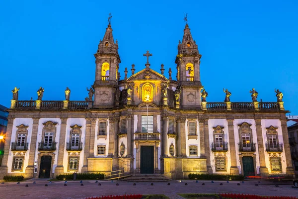 Kościół Świętego Marka Braga Pięknej Letniej Nocy Portugalia — Zdjęcie stockowe