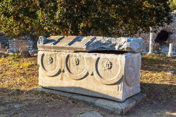 Ruinerna Den Antika Staden Efesos Den Antika Grekiska Staden Turkiet — Stockfoto