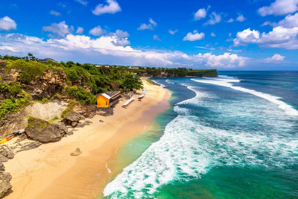 Balangan Beach Bali Indonésia Dia Ensolarado — Fotografia de Stock