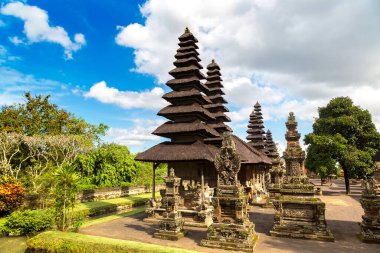 Taman Ayun Tapınağı Bali, Endonezya güneşli bir günde