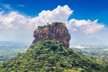 Lion Rock in Sigiriya in a sunny day, Sri Lanka clipart