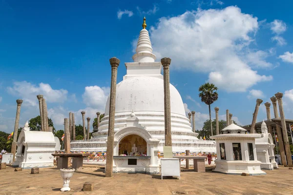 Thuparamaya Dagoba Stupa Una Giornata Estiva Sri Lanka — Foto Stock