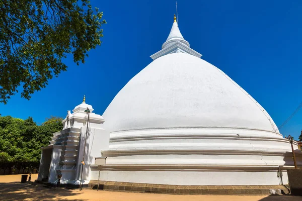 Stupa Bianca Del Tempio Kelaniya Raja Maha Viharaya Colombo Sri — Foto Stock