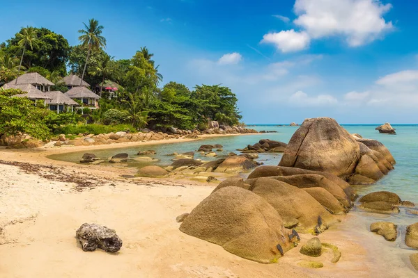 Samui Adası Tayland Daki Güzel Tropikal Plaj — Stok fotoğraf