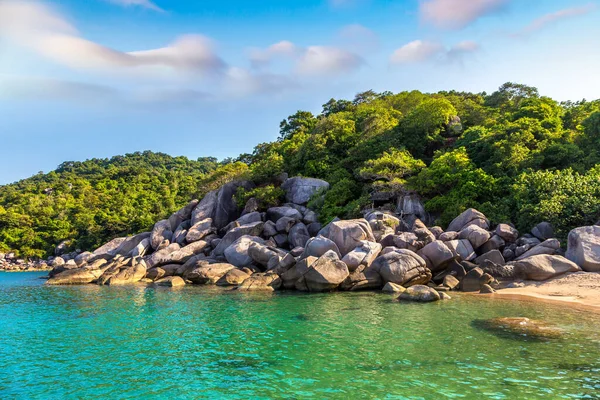 Schöner Strand Von Hin Wong Auf Der Insel Koh Tao — Stockfoto