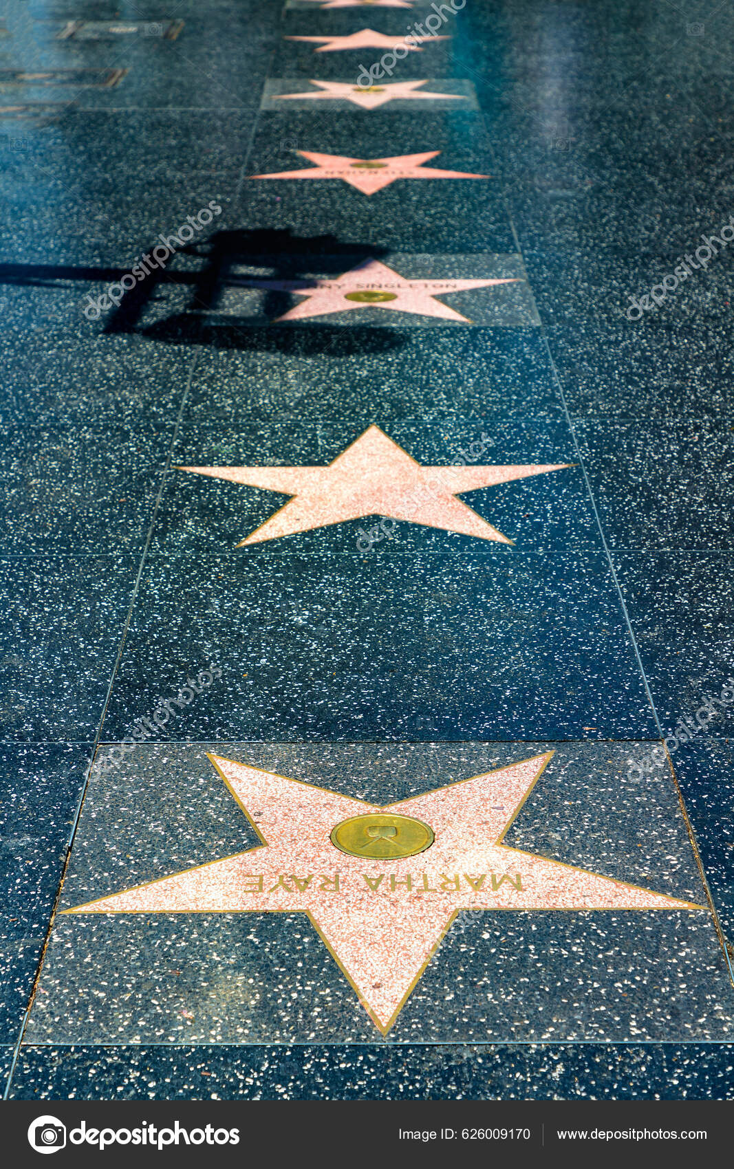 Лос Анджелес Hollywood Сша Марта 2020 Года Пустая Звезда.