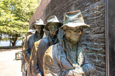 WASHINGTON DC, ABD - 29 Mart 2020: Franklin Delano Roosevelt Memorial, Washington DC, ABD