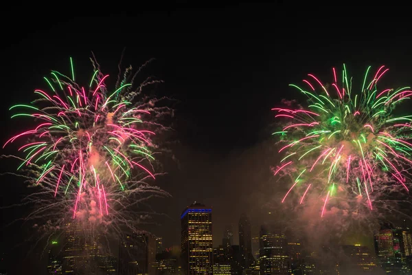 New York City Usa Juli 2019 Macy Feuerwerk Zum Unabhängigkeitstag — Stockfoto