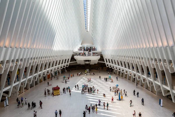 New York City Yhdysvallat Maaliskuu 2020 Oculus Transport Hub World — kuvapankkivalokuva