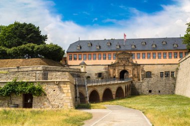 Kale Petersberg Erfurt bir güzel yaz günü, Almanya