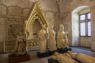 Avignon Papalık Sarayı bir güzel yaz günü, Fransa