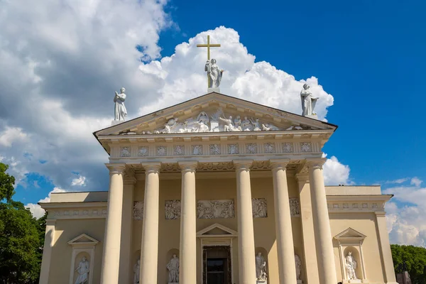 Cathédrale Basilique Vilnius Par Une Belle Journée Été Lituanie — Photo
