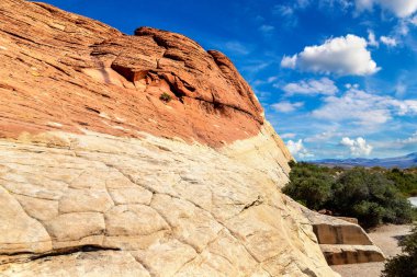 Las Vegas, Nevada yakınlarındaki Red Rock Kanyonu Ulusal Koruma Alanı, ABD