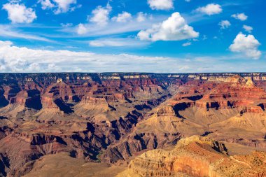 Güneşli bir günde Büyük Kanyon Ulusal Parkı, Arizona, ABD