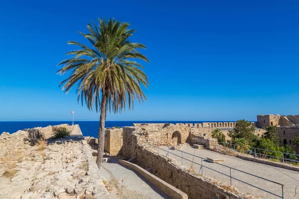 Κάστρο Της Κερύνειας Στην Κερύνεια Girne Βόρεια Κύπρος Μια Όμορφη — Φωτογραφία Αρχείου