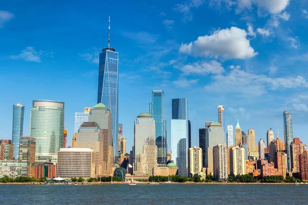 Vista Panorámica Del Paisaje Urbano Manhattan Nueva York — Foto de Stock