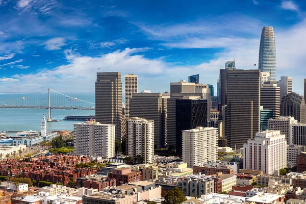 Panoramatický Letecký Pohled San Francisco Kalifornie Usa — Stock fotografie