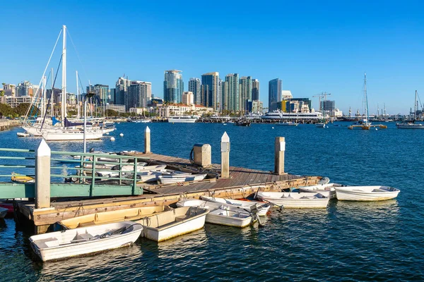 stock image San Diego Bay in marina district, California, USA