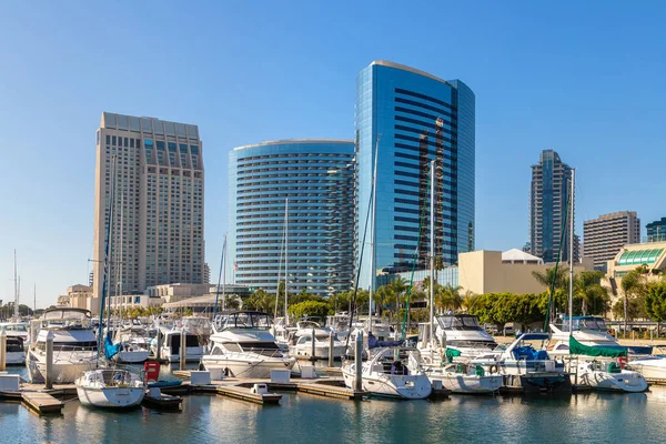 stock image San Diego Bay in marina district, California, USA