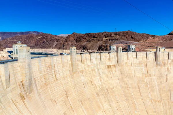 Hoover Dam Colorado River Nevada Arizona Border Usa — Stock Photo, Image