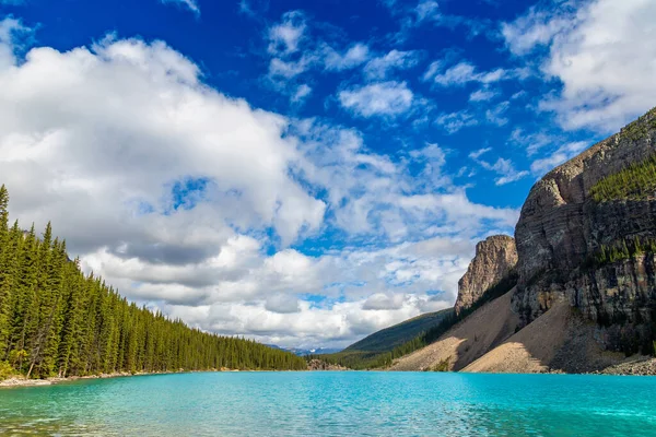 Lago Moraine Parque Nacional Banff Canadá — Fotografia de Stock