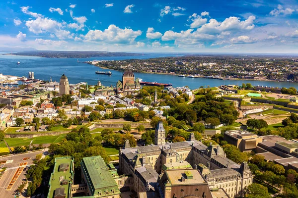Panoramisch Uitzicht Quebec Stad Een Zonnige Dag Canada — Stockfoto
