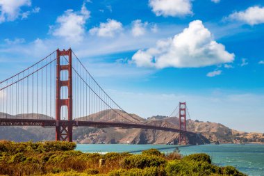 San Francisco 'daki Golden Gate Köprüsü, Kaliforniya, ABD