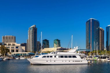 San Diego Körfezi marina bölgesi, California, ABD