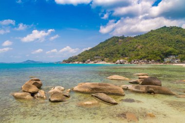 Koh Samui adasındaki Silver Beach, Tayland 'da bir yaz günü