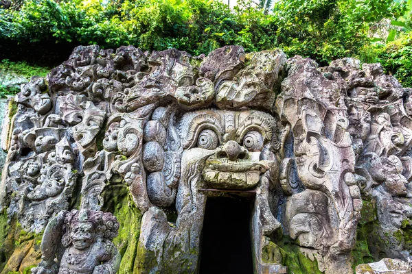 Grotta Dell Elefante Tempio Goa Gajah Bali Indonesia Una Giornata — Foto Stock