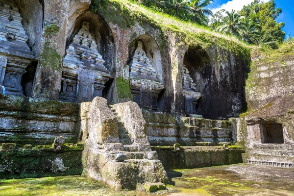 Pura Gunung Kawi Tempel Bali Indonesien Einem Sonnigen Tag — Stockfoto