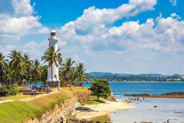 Lighthouse Galle Fort Sunny Day Sri Lanka — Stock Photo, Image
