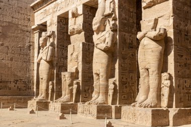 Medinet Habu temple in Luxor, Valley of King, Egypt