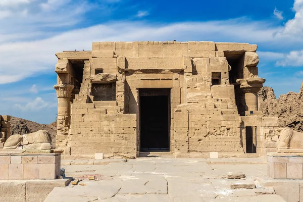 Dendera Tempel Einem Sonnigen Tag Luxor Ägypten — Stockfoto