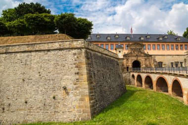 Kale Petersberg Erfurt bir güzel yaz günü, Almanya